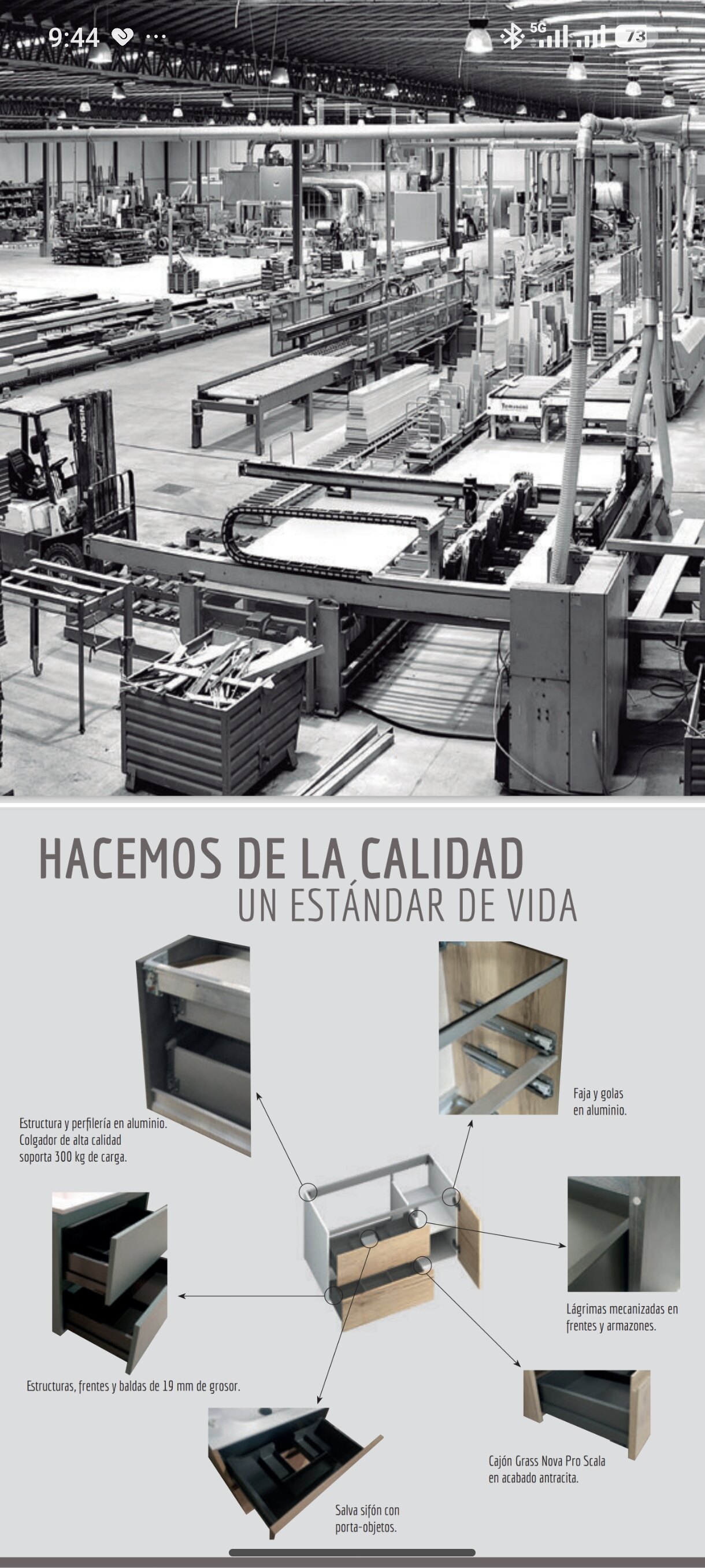 Fábrica de Sergio Luppi y detalles de calidad